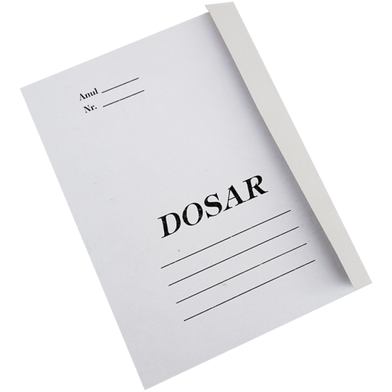 Dosar plic din carton alb 210 x 297 mm